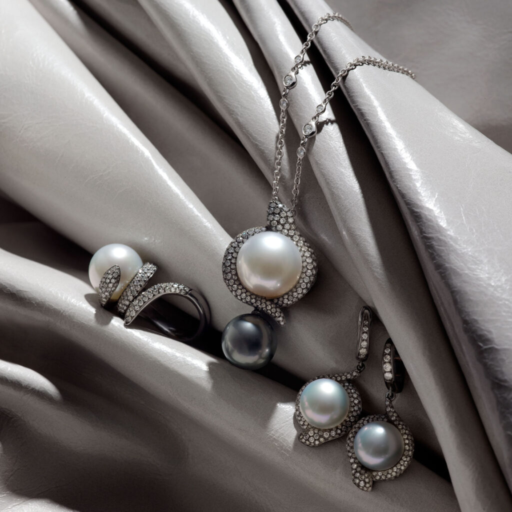 Eden collection with South Sea and Tahiti pearls and diamonds