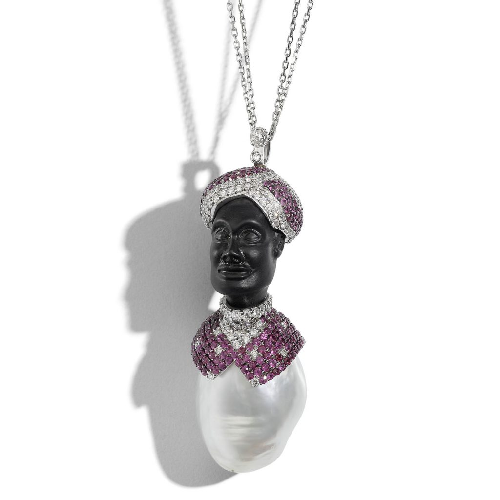 Utopia collection Necklace with south sea pearl and diamonds
