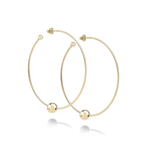 Perlage earrings in rose gold