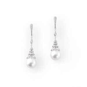 Notturno collection earrings with south sea pearls and diamonds