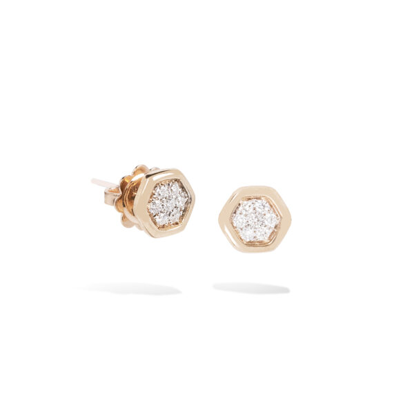 Venus earrings with diamonds