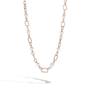 Aurum collection necklace with South Sea pearls and diamonds