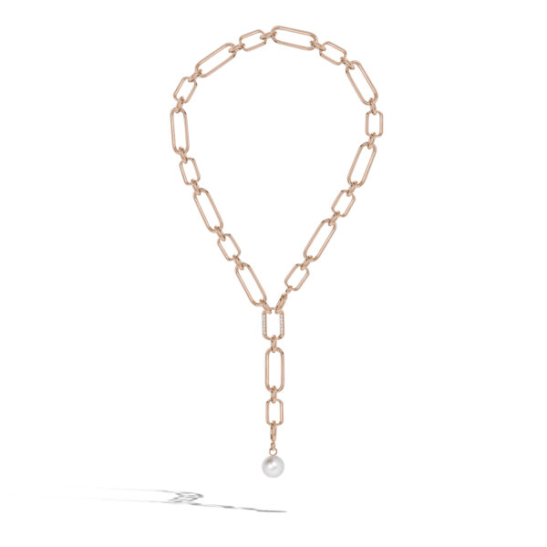 Collana della collezione Aurum con perla Mari del Sud e diamanti