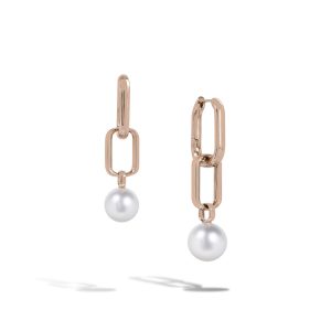 Aurum collection earrings with South Sea pearls