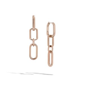 Aurum collection earrings in rose gold