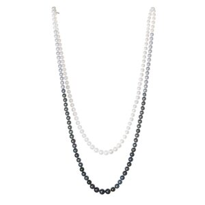 Long necklace with freshwater pearls