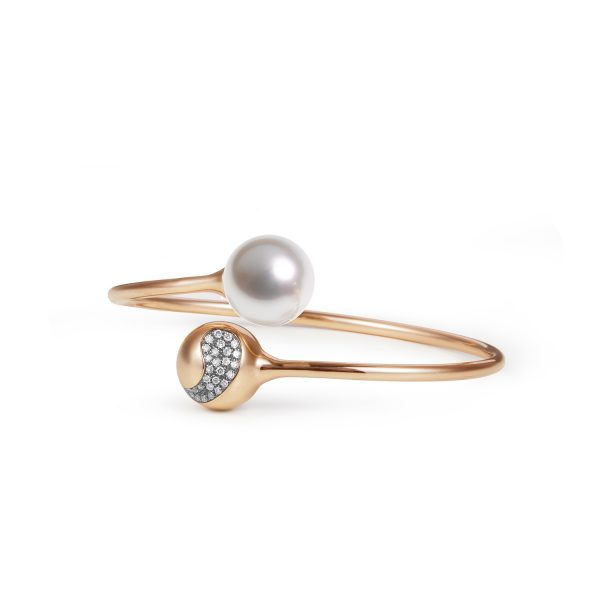 Night Fever collection bracelet with South Sea pearl and diamonds