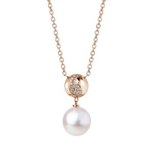 Night Fever collection pendant with South Sea pearl and diamonds