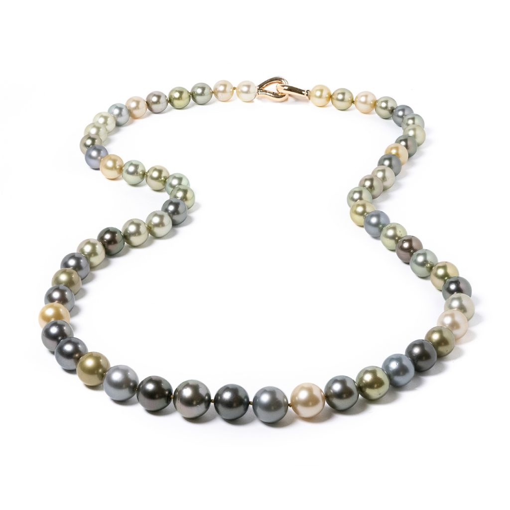 Instant Classic pearl strand with South Sea and Tahiti pearls